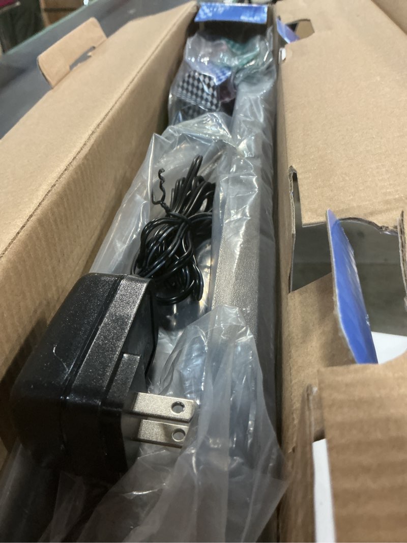 Condition photo showing Good Condition for WIN.MAX Electronic Dart Board Cabinet Set, LED Electric Digital Dart Boards for Adults with Cabinet, Includes 12 Soft Tip Darts Silver