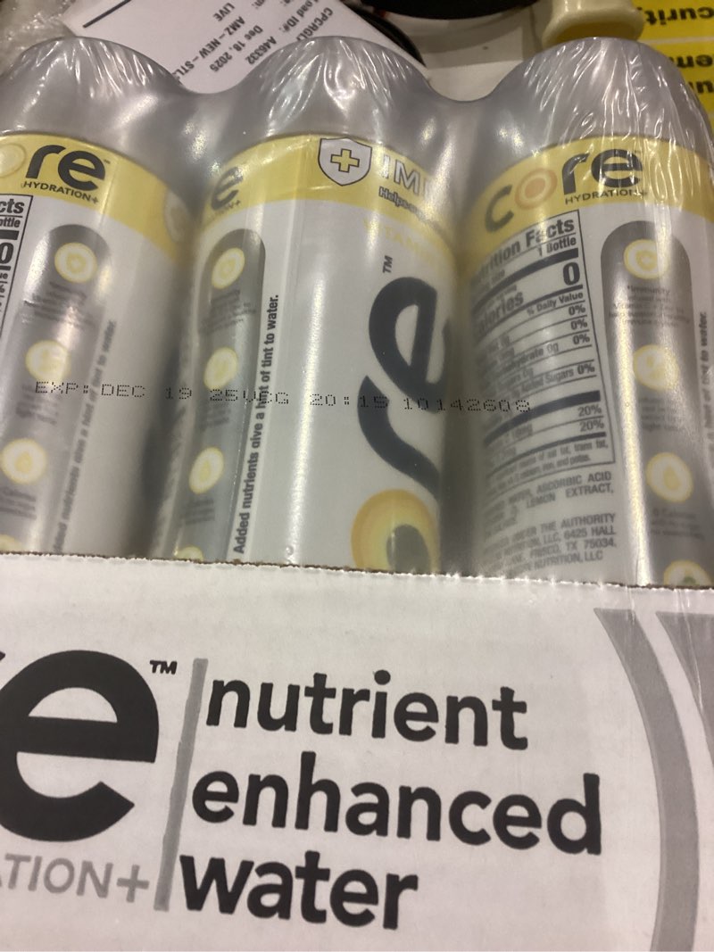 Core nutrient enhanced water 12 pack