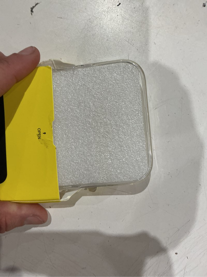 Condition photo showing As Is for jetech slim case for iphone air with camera lens full protection, ultra-thin lightweight clear minimalist protective phone cover, 6.5-inch display (clear) iphone air clear
