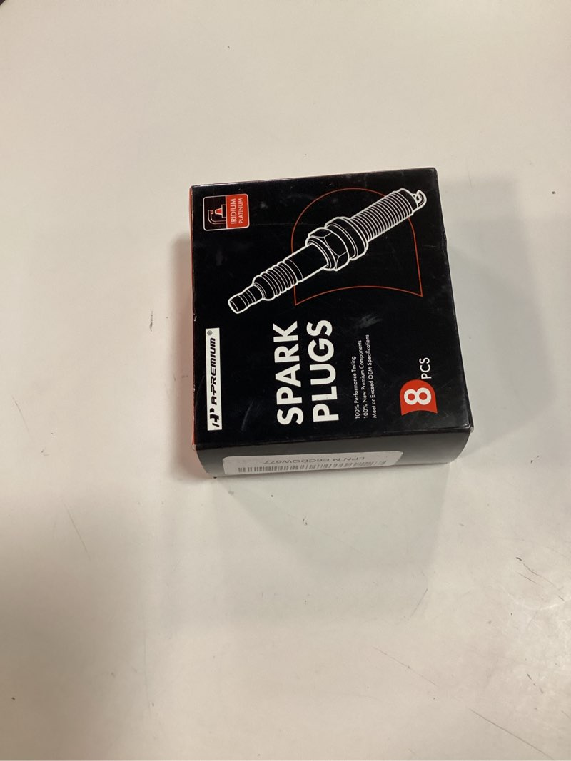 Condition photo showing New/Like New for a-premium 7397 iridium platinum spark plugs (8 packs) compatible with chevrolet, buick, cadillac cars - impala, tahoe, camaro, colorado, lacrosse, srx, escalade, cts, corvette, v8 4.6l-6.0l, 1993-2014 set of 8