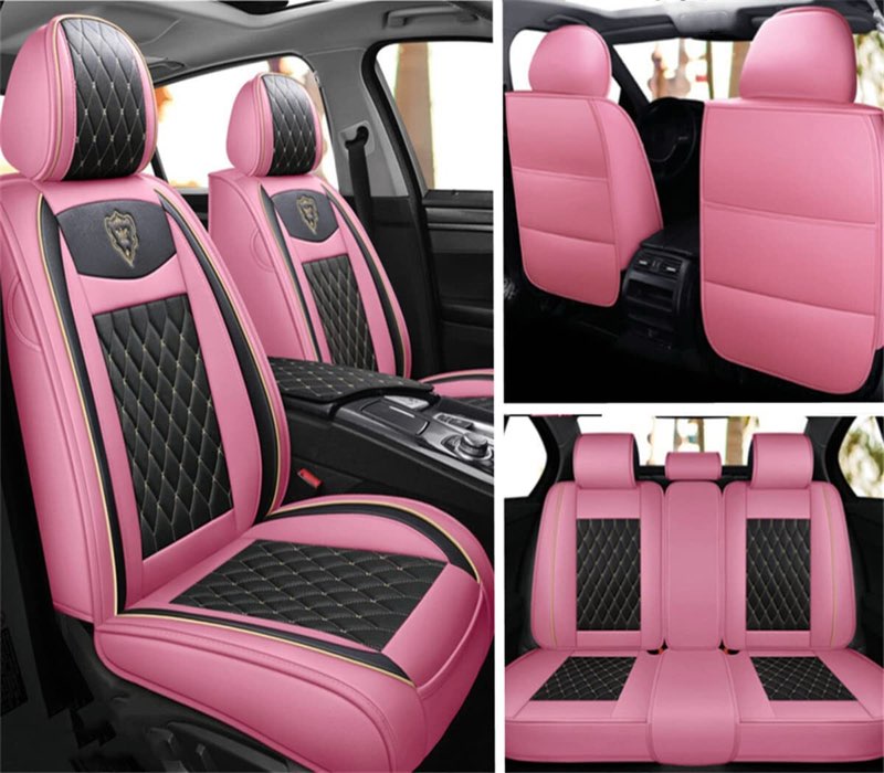 car seat covers full set, super luxurious heavy duty waterproof leather