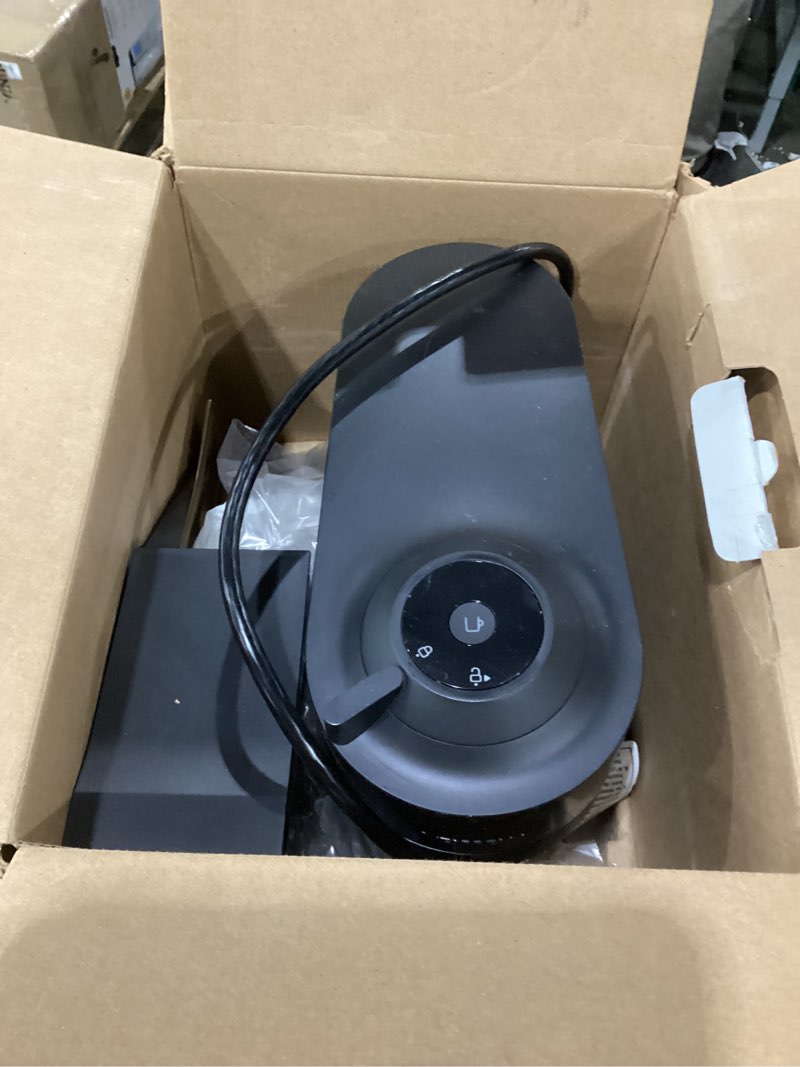 Condition photo showing As Is for MISSING RESERVOIR Nespresso Vertuo Pop+ Coffee and Espresso Machine by De'Longhi, Liquorice Black Machine Only Liquorice Black