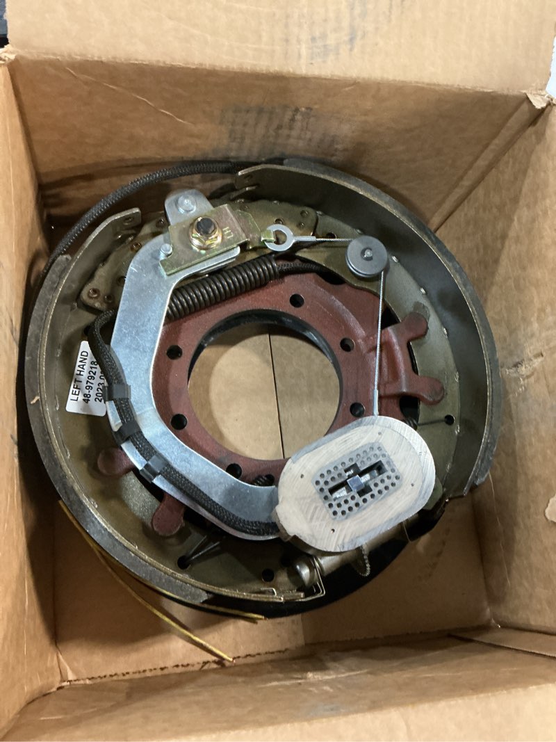 Condition photo showing Good Condition for Brake Assembly, (Self-Adjusting, 12-1/4" x 3-3/8", 10000 lb capacity, Left Hand, Driver's Side, Bulk) (48-979218)