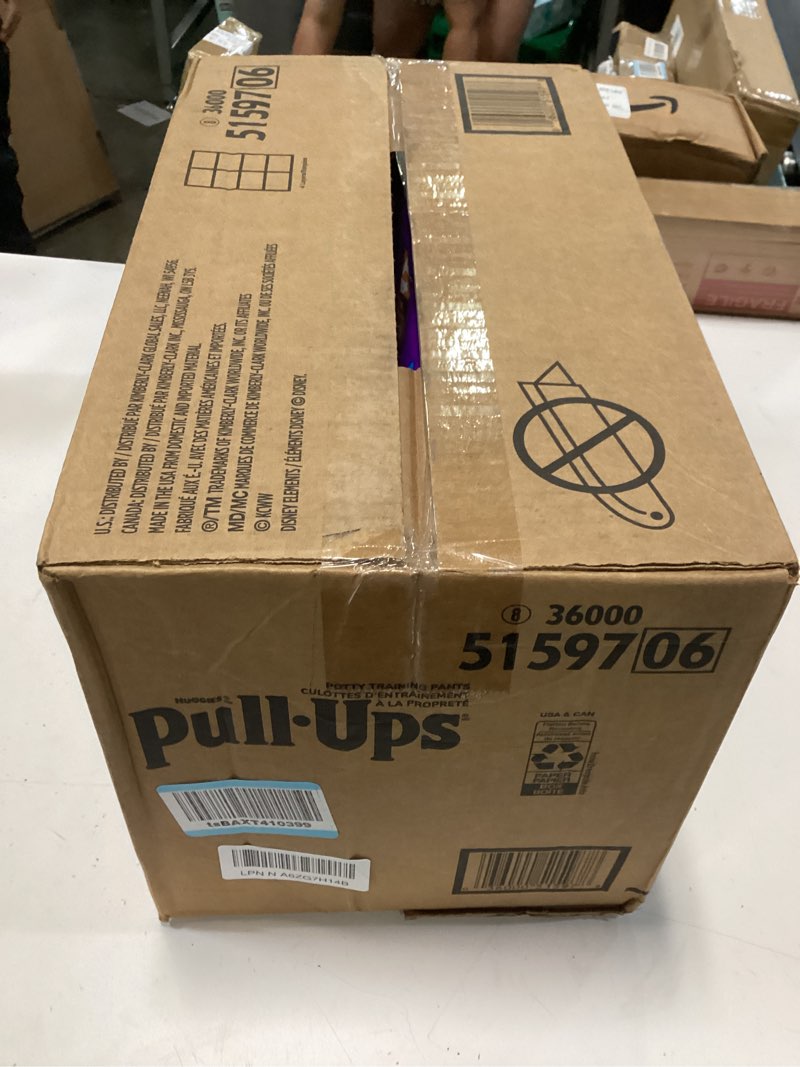 Condition photo showing New/Like New for pull-ups boys' potty training pants, size 3t-4t training underwear (32-40 lbs), 112 count 3t-4t 112