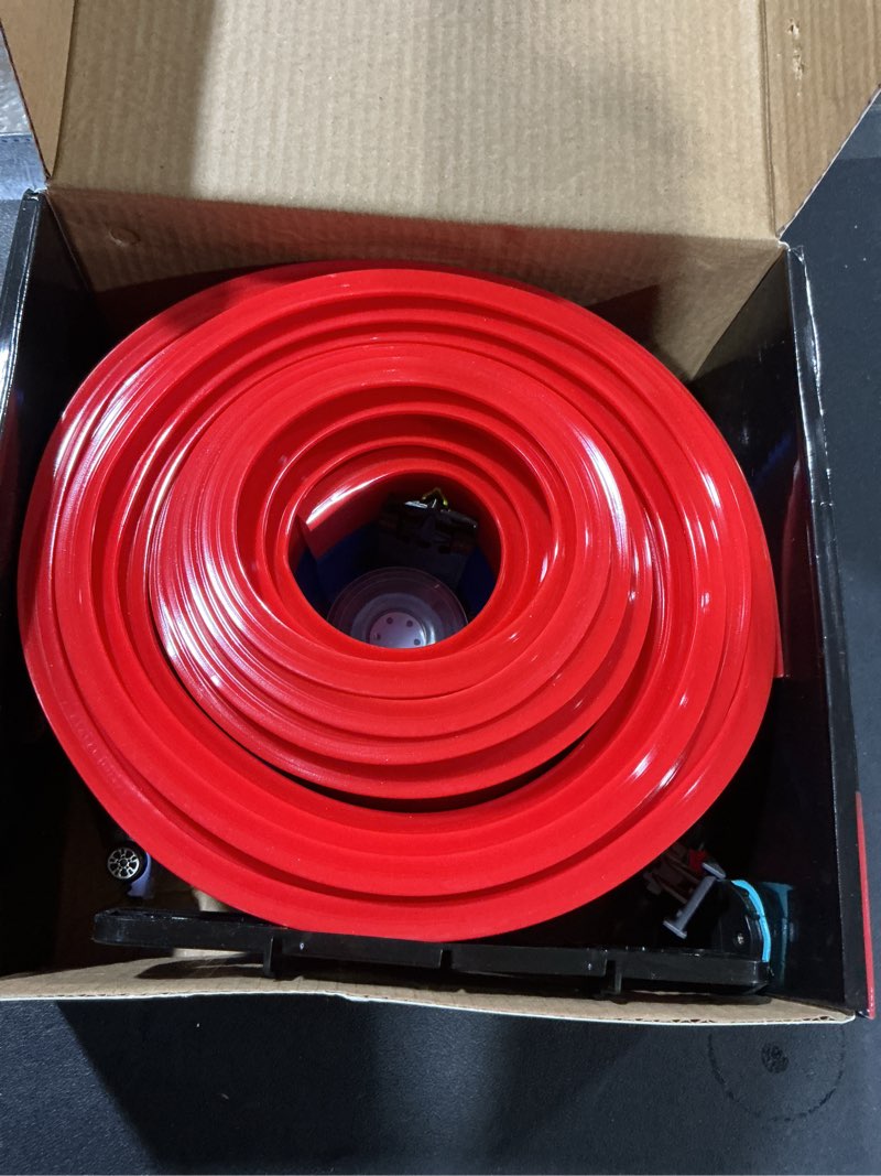 Condition photo showing Good Condition for 15 Ft Flexible Race Car Track for Kids, Double-Sided Racetrack with Suction Cups, Compatible with Diecast 1/64th Cars, Portable Roll Up DIY Track Set, Gift for Boys Girls Ages 3+