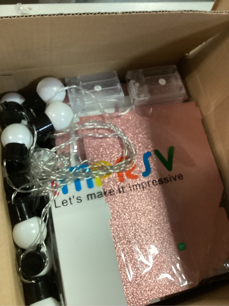 Condition photo showing New/Like New for imprsv Marquee Numbers Pink 30th-Birthday Decorations: Large 3ft Light Up Number Rose Gold 30 Birthday Decoration for Women Men Thirty Year Old Anniversary Decor Party Backdrop Big Mosaic Number 30 Pink Number 30