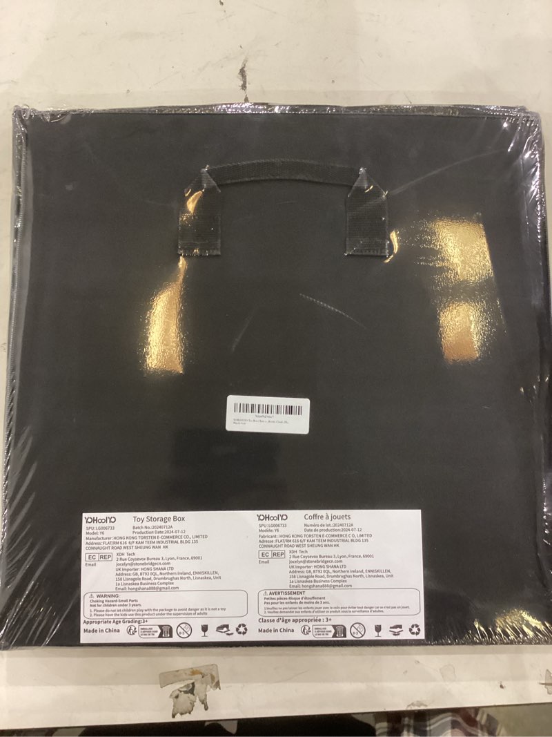 YOHOOLYO 2 In 1 Toy Storage Play Mat, Storage Box for Kids Children Space Adventures Design,Nursery,