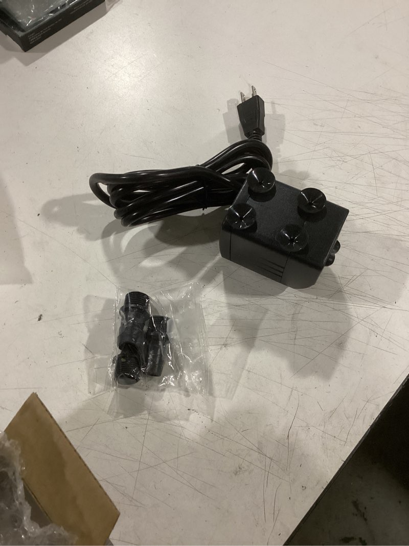 Condition photo showing Good Condition for growneer 550gph submersible pump 30w fountain water pump, 2000l/h, with 7.2ft high lift, 3 nozzles for aquarium, fish tank, pond, hydroponics, statuary, pool 550 gph