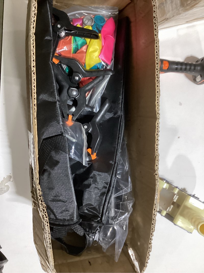 Eocnrhe Backdrop Stand Kit - 6 Widths, 10x7.5ft Adjustable Background Stand for Parties & Studio Pho