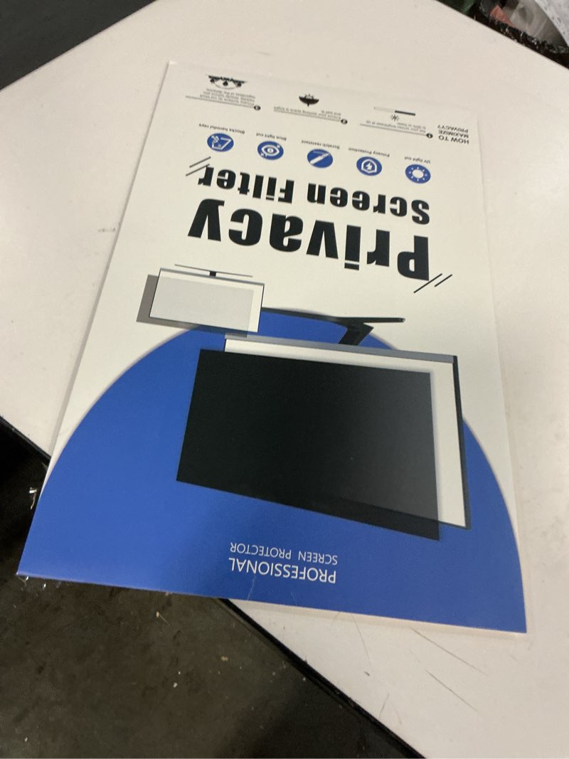 Condition photo showing Good Condition for Mao Yeye Computer Privacy Screen 24 Inch 16:9 Widescreen Monitor, Computer Screen Privacy Shield, Removable Anti Glare Anti Scratch Blue Light Protector Film, Data Confidentiality Shield 24inch 16:9