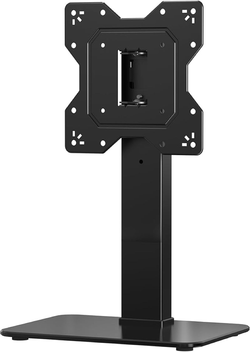 CTA Universal Tabletop Swivel TV Stand for 23-43 Inch TV's with Anti-Slip Glass Base Protection and 