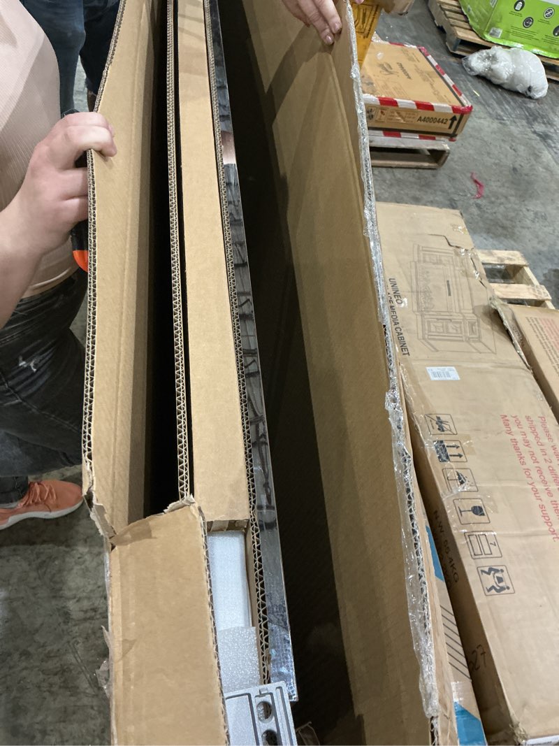 Condition photo showing Good Condition for 2pcs full length wall mirror, 71" x 47", nano film surface without glass, shatterproof, safe, lightweight, only 13lbs easy to move and install, for home gym, dance studio, yoga studio.