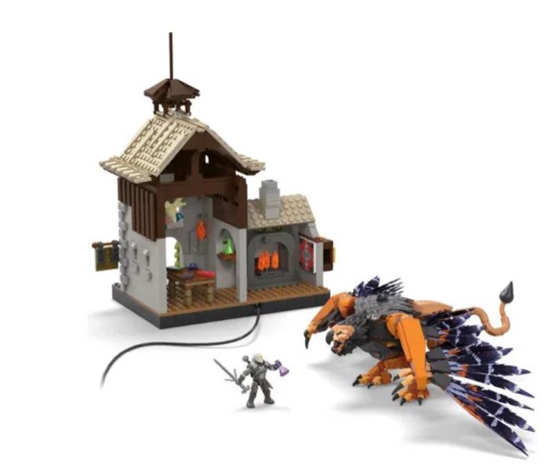 Witcher Geralts Griffin Hunt Building Toy Set
