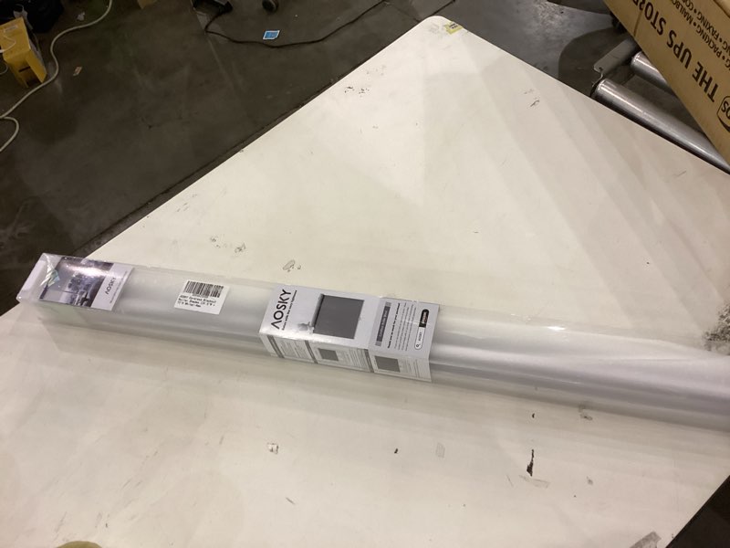 Condition photo showing New/Like New for AOSKY Cordless Roller Shades Blackout Blinds for Windows Room Darkening Rolled Up Shades with Spring System, UV Protection Window Shades Door Blinds for Home and Office (31.5" W x 72" H, Grey) 31.5"W x 72"H Grey