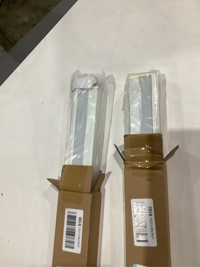 Condition photo showing New/Like New for LazBlinds Cordless Cellular Blinds, No Drill Blackout Honeycomb Shades for Indoor Windows, Insulated UV Protection Cellular Shades, Easy Inside Mount, 32" W x 48" H, White Blackout-white 32" W x 48" H