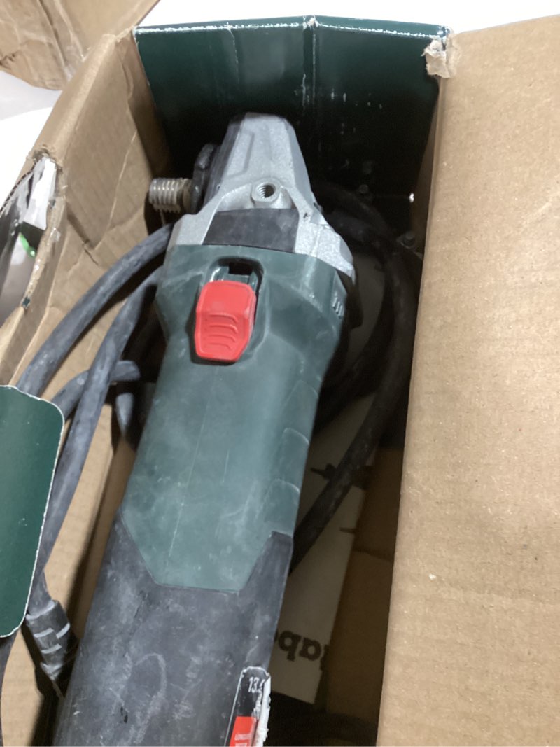 Condition photo showing Good Condition for Metabo WEV15-125 HT Lock-On 13.5 Amp 2,800-9,600 rpm Angle Grinder with Electronics and High Torque, 4.5"/5"