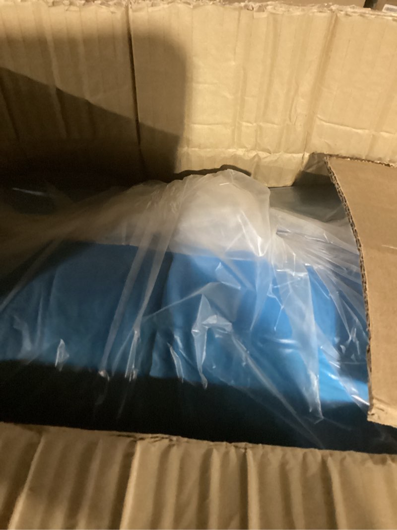 Condition photo showing As Is for Jay Franco Disney Lilo & Stitch Paradise Dream 7 Piece Queen Bed Set - Includes Reversible Comforter & Sheet Set Bedding - Super Soft Fade Resistant Microfiber (Official Disney Product) Queen Blue - Lilo & Stitch