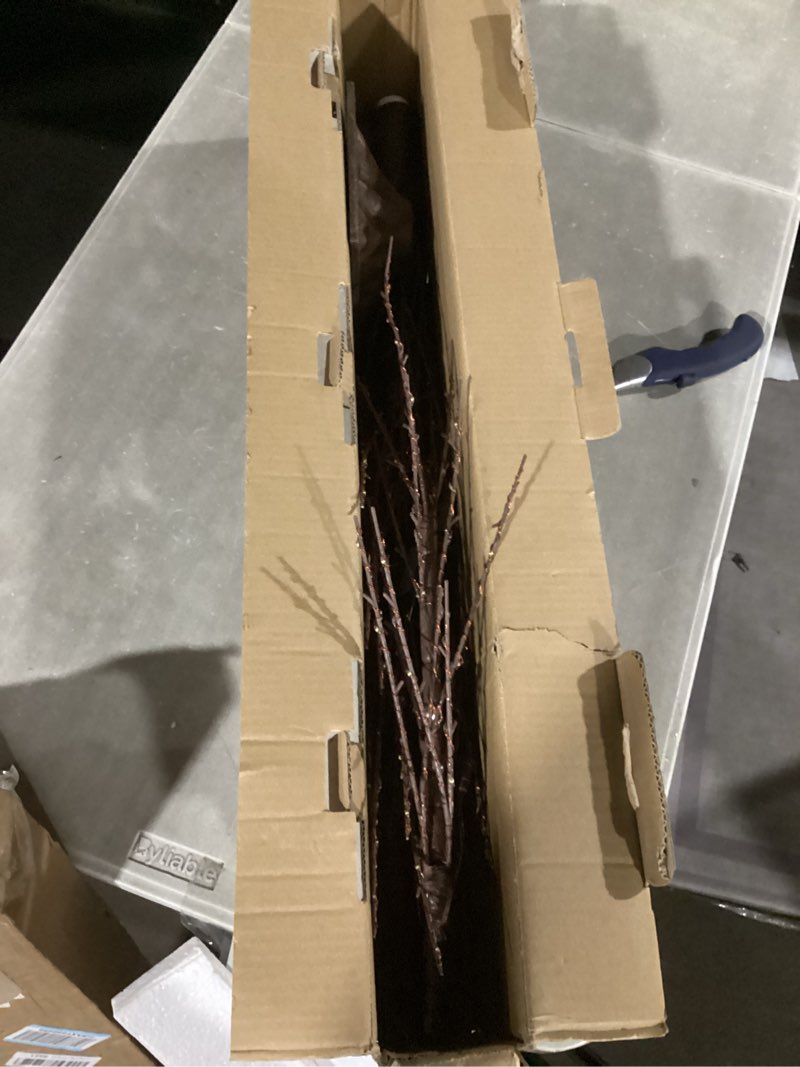 Condition photo showing New/Like New for Birchlitland Brown Tree Lights Plug in for Christmas Party Lighted Artificial Tree LED Indoor Outdoor use 450L-4FT