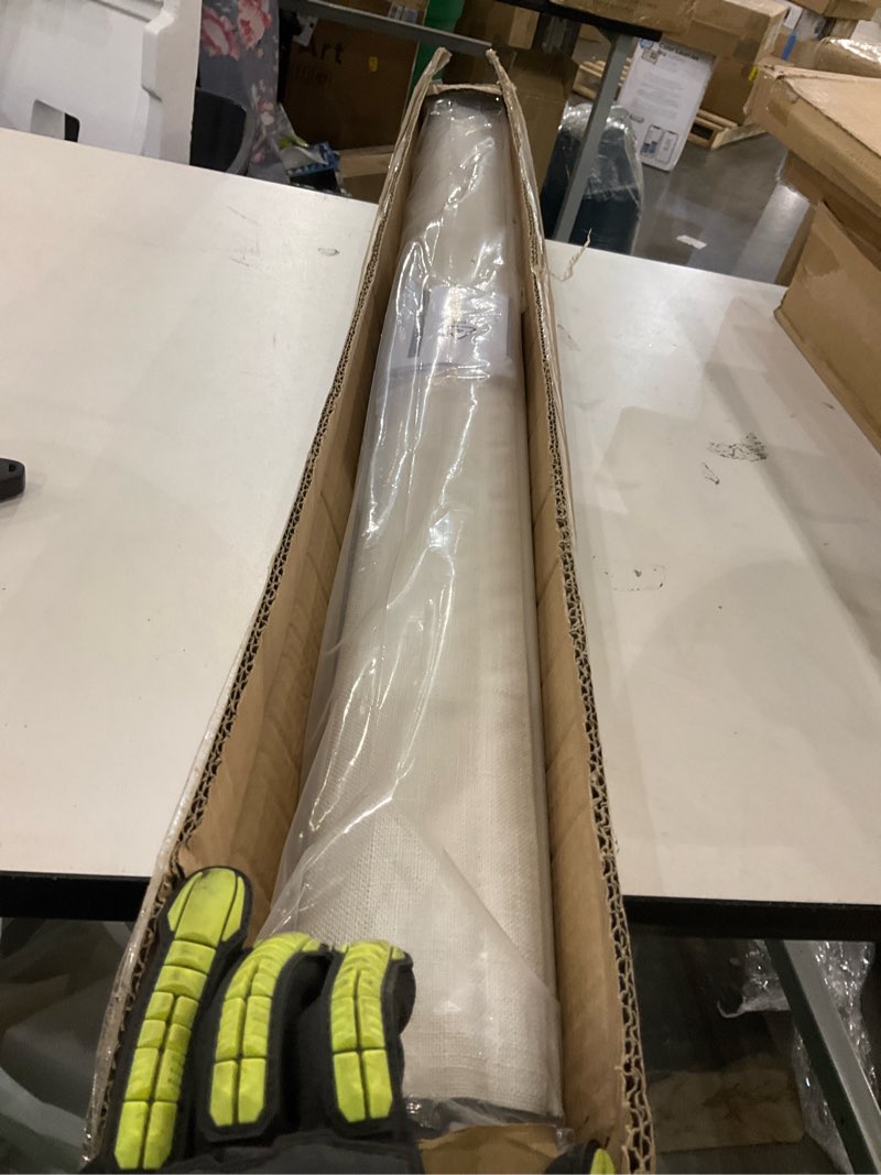  Athych No Drill Cordless Roman Shades White - 39"W x 64"H