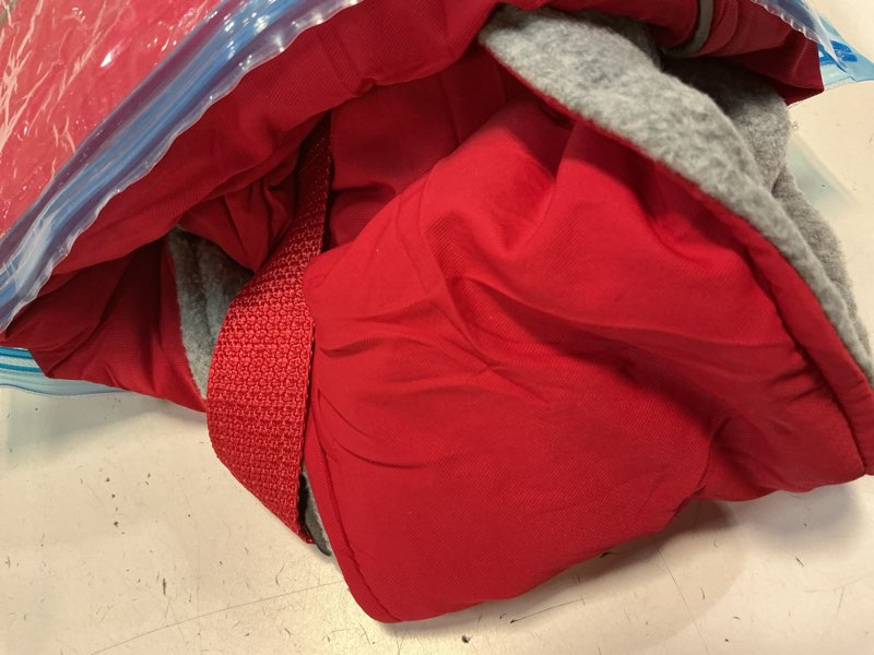 Condition photo showing Good Condition for Lelepet Warm Dog Coat - Reflective Waterproof Fleece Vest with Adjustable Buckle Hook & Loop, Windproof Winter Jacket Dog Coats for Small Medium Large Dogs, Red, XXL 2XL Red