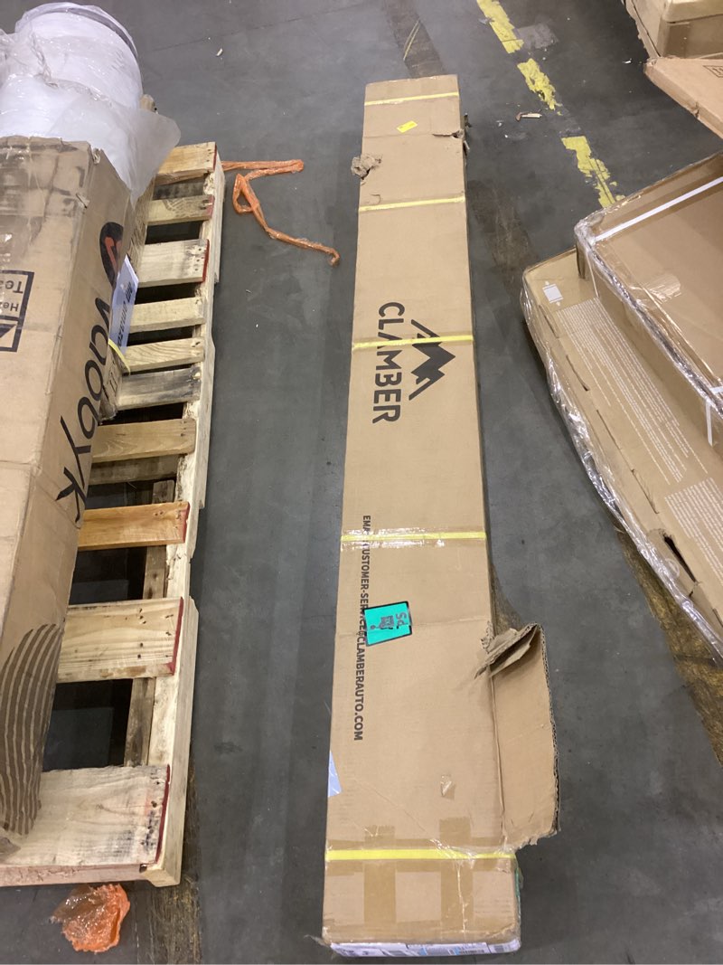 Condition photo showing As Is for CLAMBER Running Boards for Tacoma 2005-2023 Double Cab Crew Cab with 4 Full Size Doors- 3.5 Inches Side Step Rails Rock Sliders Nerf Bars C6 Single Tube Black 05-23 Tacoma Crew/Double Cab