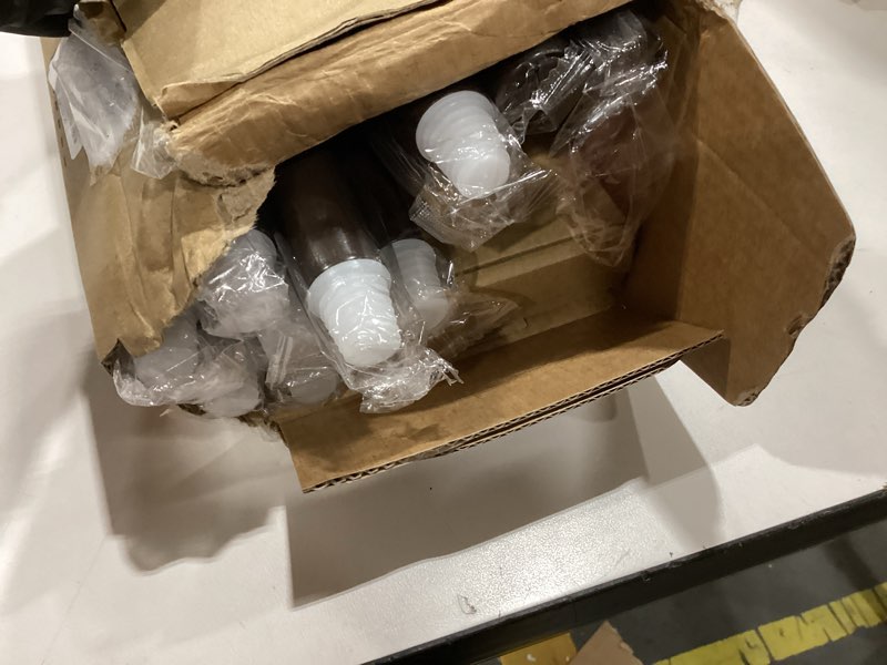 Condition photo showing As Is for KAMANINA Curtain Rods for Windows 72 to 144 Inches (6-12ft) Long Heavy Duty Curtain Rod, 7/8 Inch Adjustable Decorative Drapery Rods with Netted Texture Finials, Bronze, Size: 32-144" Antique Bronze 72-144"