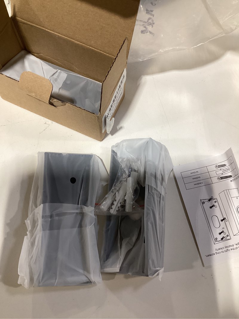 Condition photo showing New/Like New for doorbell bracket mount for ring video doorbell pro, angle(20/30/40 degree) adjustment adapter mounting plate bracket wedge kit for ring video doorbell pro only