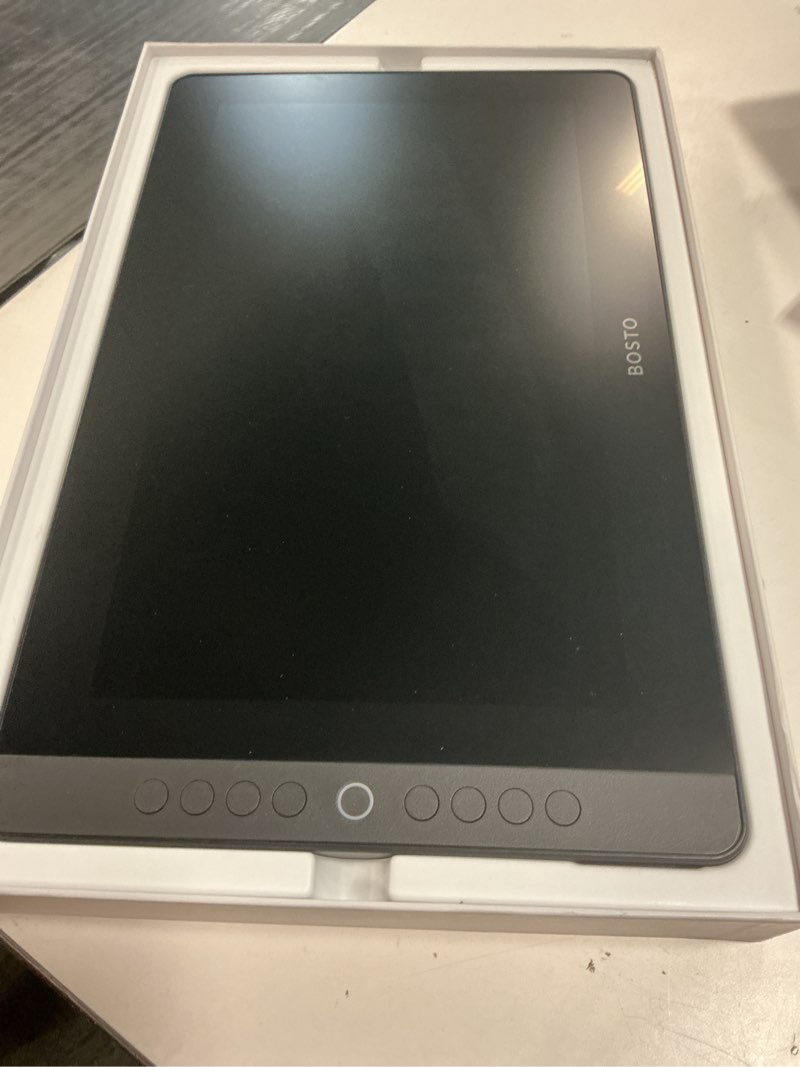 Condition photo showing Good Condition for BISOFICE BT-13HDK Portable Graphics Drawing Tablet 13.3 Inch H-IPS LED Display Anti-Glare Digital Drawing Pad 16K Pressure Level Battery-Free Stylus Passive Technology 8 Customizable Shortcuts Keys