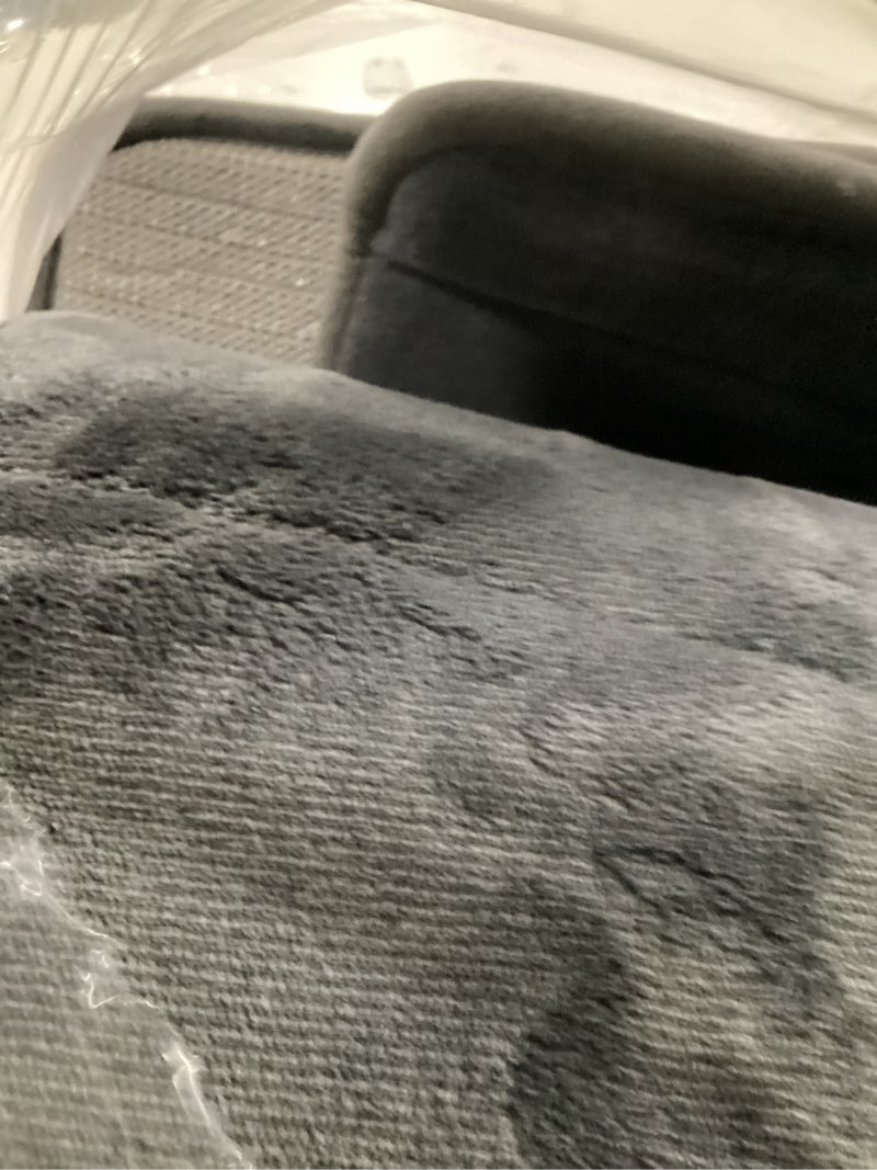 Condition photo showing Good Condition for olanly memory foam long bathroom rugs runner 47x20, super soft absorbent bath mat, quick dry, machine washable shower floor rugs, bathmat carpet, bathroom home decor accessories, dark gray dark gray rectangular 47" x 20"