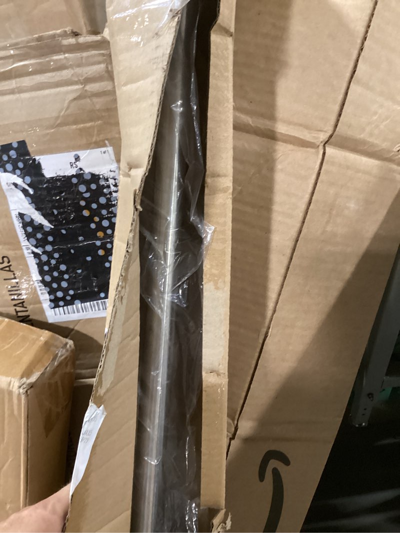 Condition photo showing Good Condition for briofox industrial shower curtain rod - rustproof non-slip long tension shower rod 54-90 inch 304 stainless steel tension curtain rod, brushed nickel 54-90 inch brushed nickel