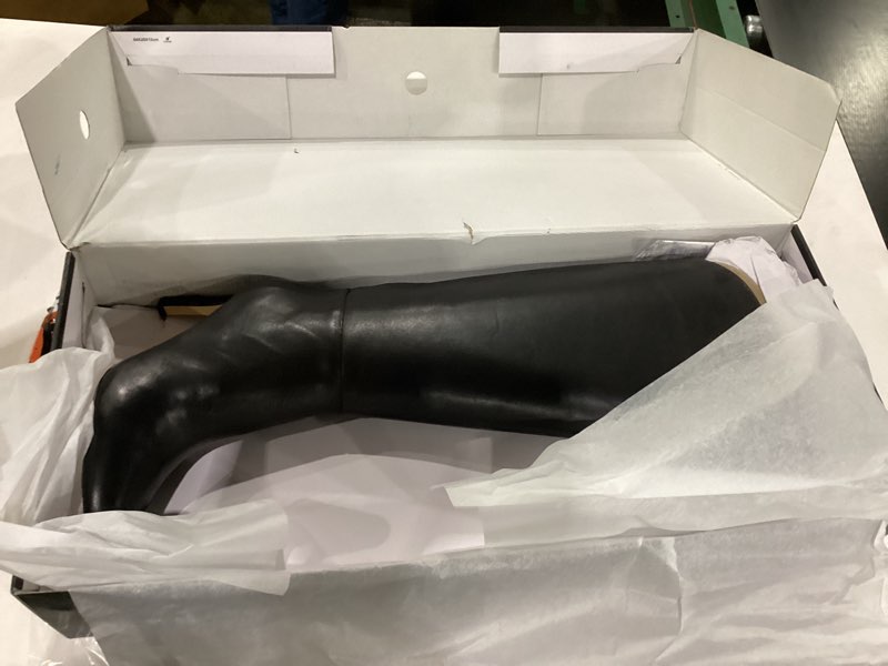 Nine West Women's Sancha Wide Calf Boot, Black 001, 9