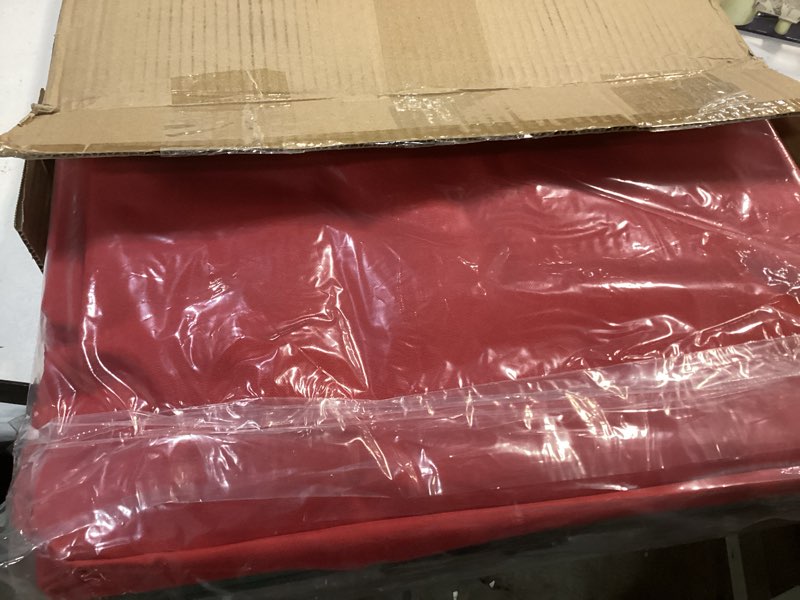 Condition photo showing New/Like New for HOLDN’ STORAGE Premium Christmas Ornament Storage Container - Holds Up to 72-4” Ornaments Durable 600D Fabric - Adjustable Dividers - 3 Individual Trays - Metal Frame - Red 4" Ornaments Red