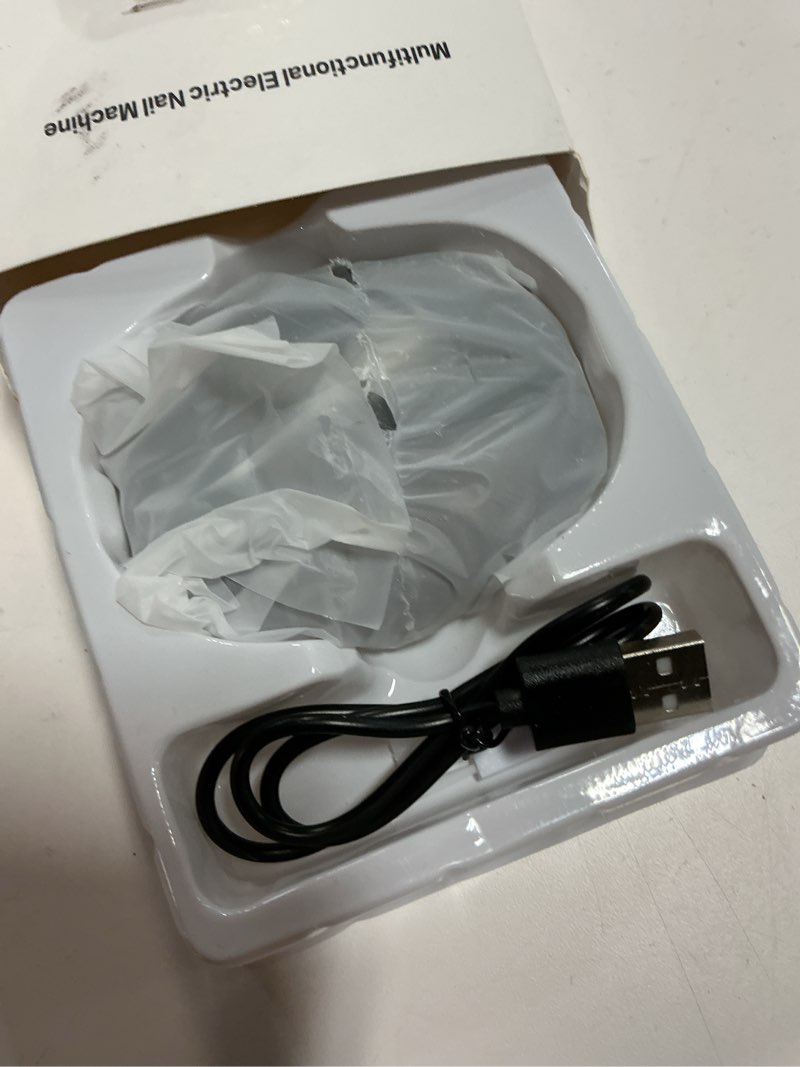 Condition photo showing Good Condition for Electric Nail Clipper - 3 in 1 Upgraded Smart Trimming & Polishing Nail Clipper with 2 Adjustable Speeds, LED Light & Chip Collecting Box, Suitable for Adults, Elderly?Gray?