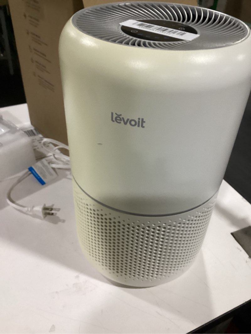 Condition photo showing New/Like New for LEVOIT Air Purifier for Home Allergens Pet Hair in Bedroom, Covers Up to 1073 ft² by 56W High Torque Motor, AHAM VERIFIDE, 3-in-1 Filter with HEPA Sleep Mode, Remove Dust Smoke Odor, Core300-P, White White Core 300-P 1Pack