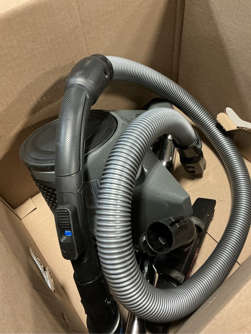 Condition photo showing As Is for ( incomplete ) eureka whirlwind bagless canister 2.5l vacuum cleaner, lightweight vac for carpets and hard floors, nen110a, blue