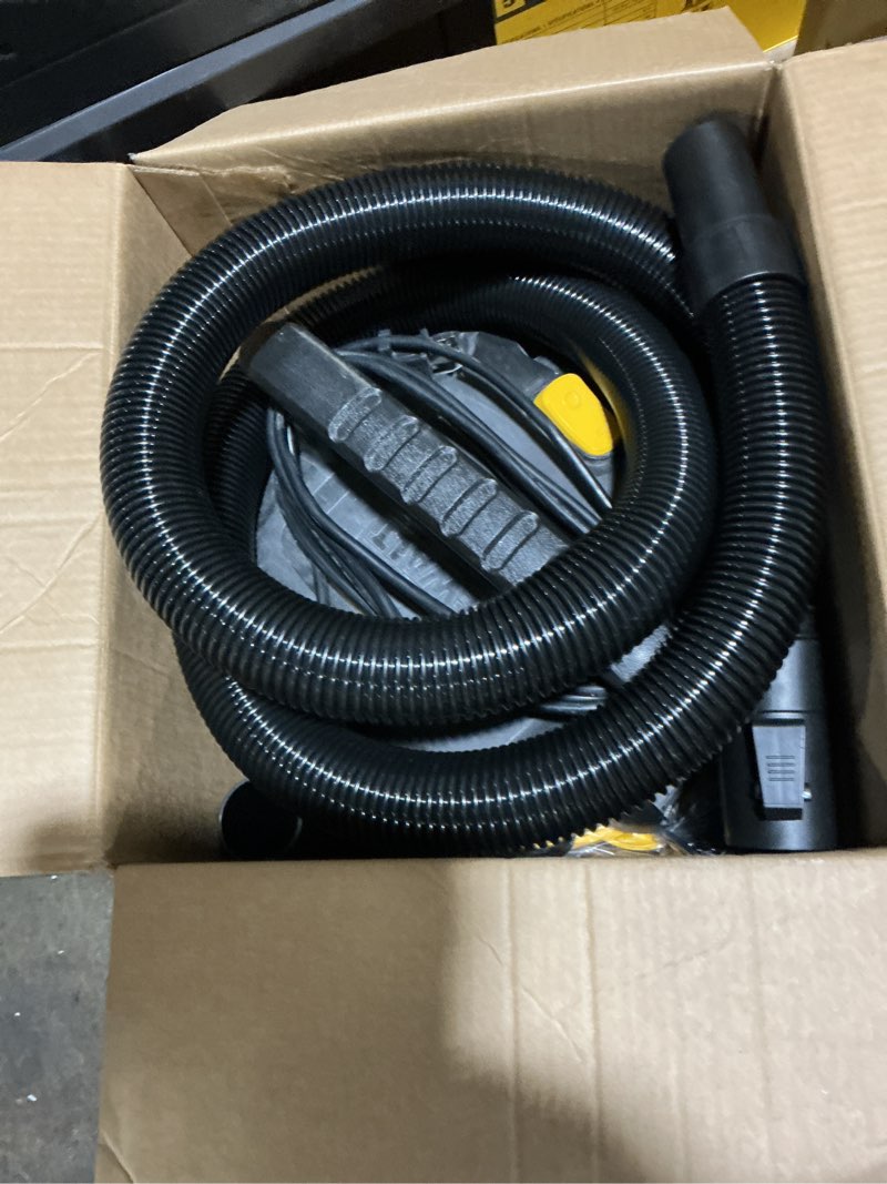 Condition photo showing Good Condition for dewalt stealthsonic quiet 6-gallons 4-hp corded wet/dry shop vacuum with accessories included