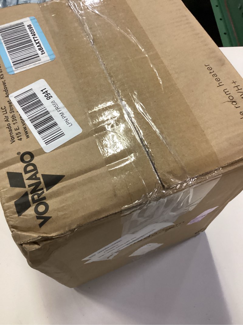 Condition photo showing New/Like New for vornado mvh (2025) space heater, 3 heat settings, adjustable thermostat, tip-over protection, auto safety shut-off system, indoor use, whole room heating, black medium (2025 model)