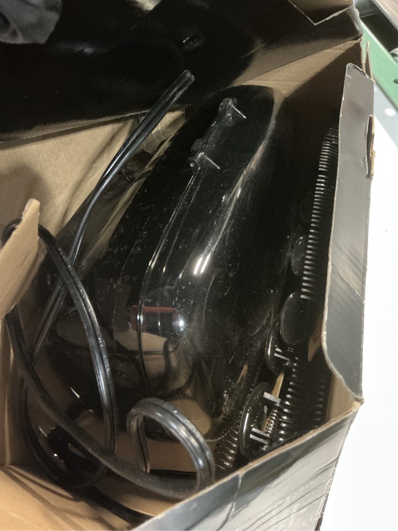 Condition photo showing As Is for conair hot rollers for long, medium & short hair, 12 jumbo 1 ½" heated hair rollers with clips, hot curlers for women, volume & curls, amazon exclusive, black black - amazon exclusive 1 count (pack of 1)