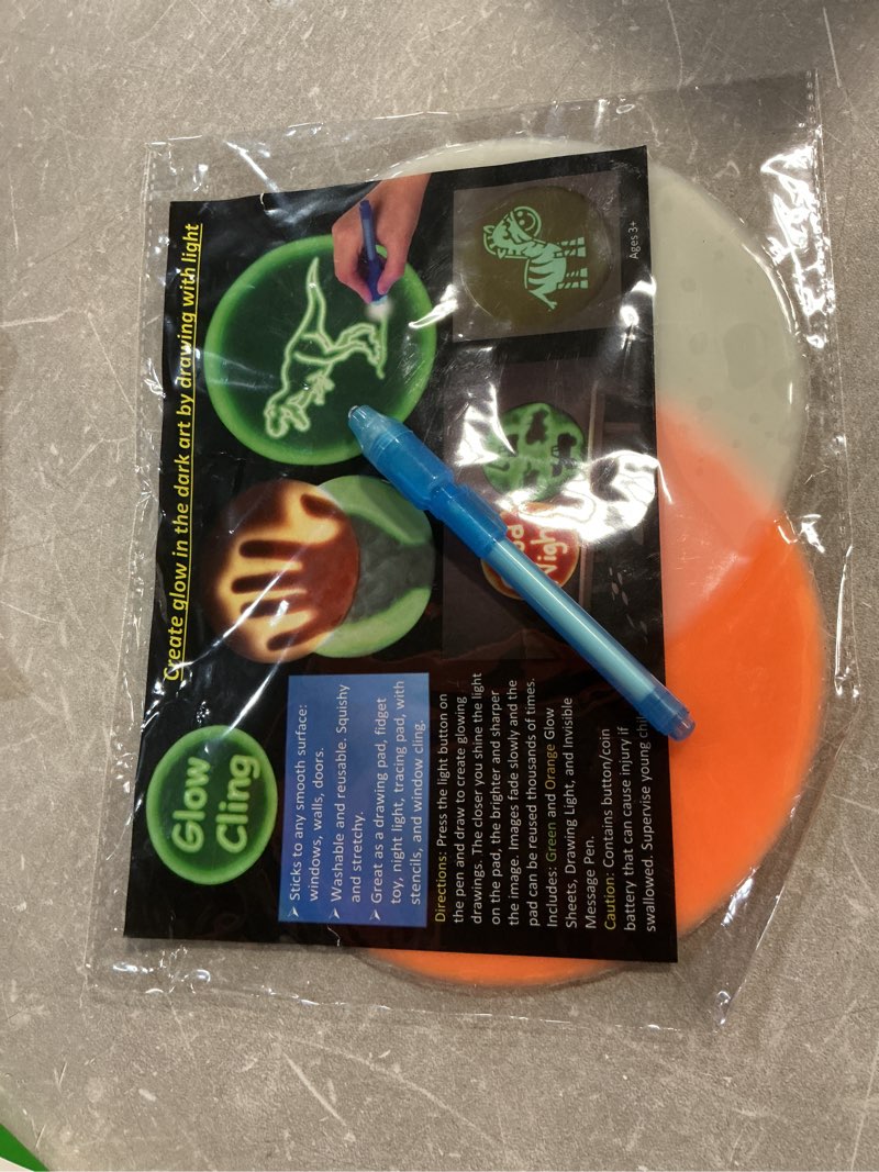 Semilar LED Drawing Board, Magic Kids Toys for Boys 4-6, Christmas Birthday Gifts, Light Up Tracing Pad, 9 Double-Sided Cards, 6 Markers, Glow in The Dark Doodle Writing Tablet, Learning Toy Arts Crafts Kits Blue