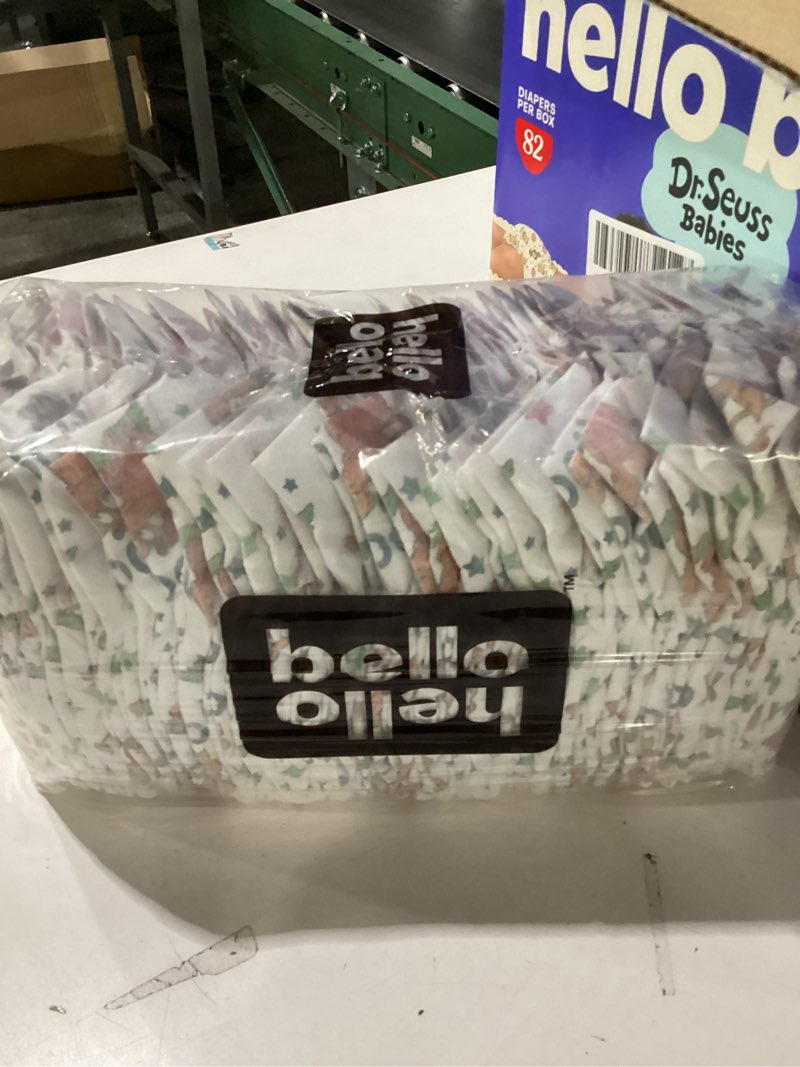 Condition photo showing New/Like New for Hello Bello Dr. Seuss Babies Premium Diapers, Size 1, 82 Count: Softness & Protection for Sensitive Skin Size 1 Dr. Seuss Babies