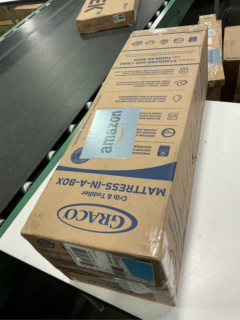 Condition photo showing New/Like New for Graco Ultra 2-in-1 Premium Dual Sided Crib & Toddler Mattress - GREENGUARD Gold, CertiPUR-US Certified Foam, Machine Washable Cover with 100% Waterproof Surface, Fits Standard Crib & Toddler Beds