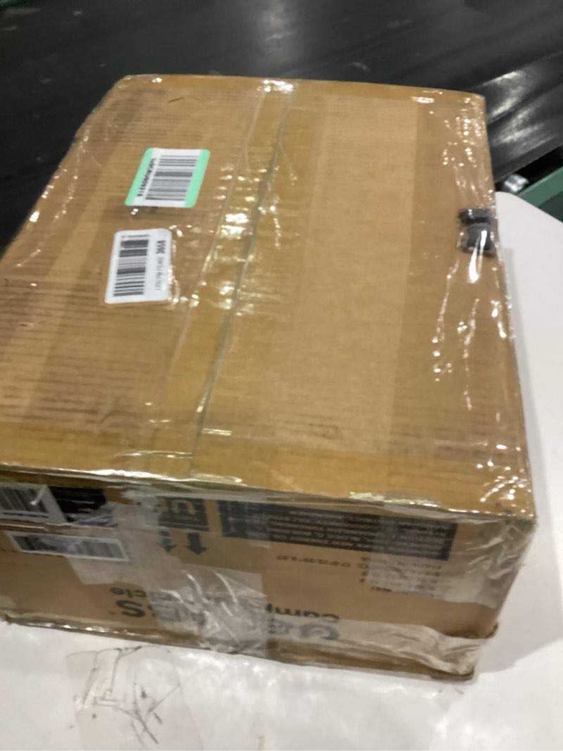 Condition photo showing As Is for Golabs Collapsible Wagon Cart Max 350lb Load & Expandable Storage 100L, Double Bearing Design for Flexible Steering, Foldable Heavy Duty Garden Cart with 2 Cup Holders for Groceries, Garden & Camping Black