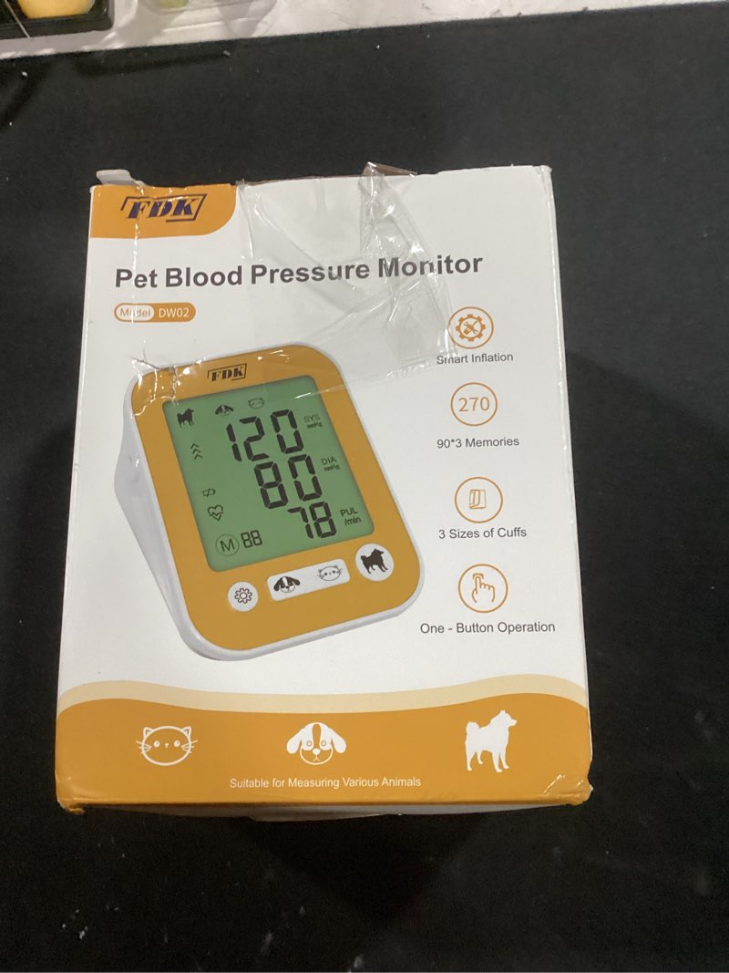 Condition photo showing Good Condition for Veterinary Blood Pressure Monitor for Pet Dog and Cat, Animal Automatic Digital BP Machine with Larg