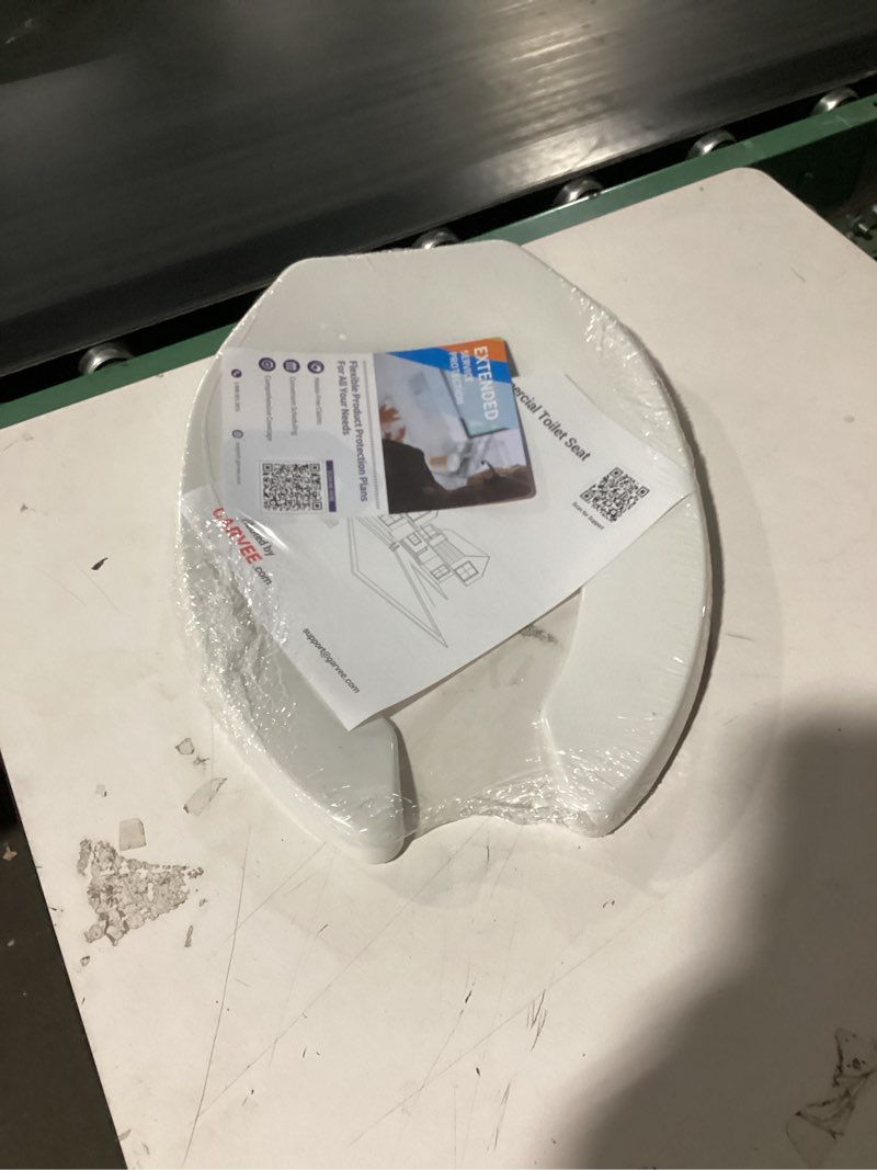 white toilet seat cover