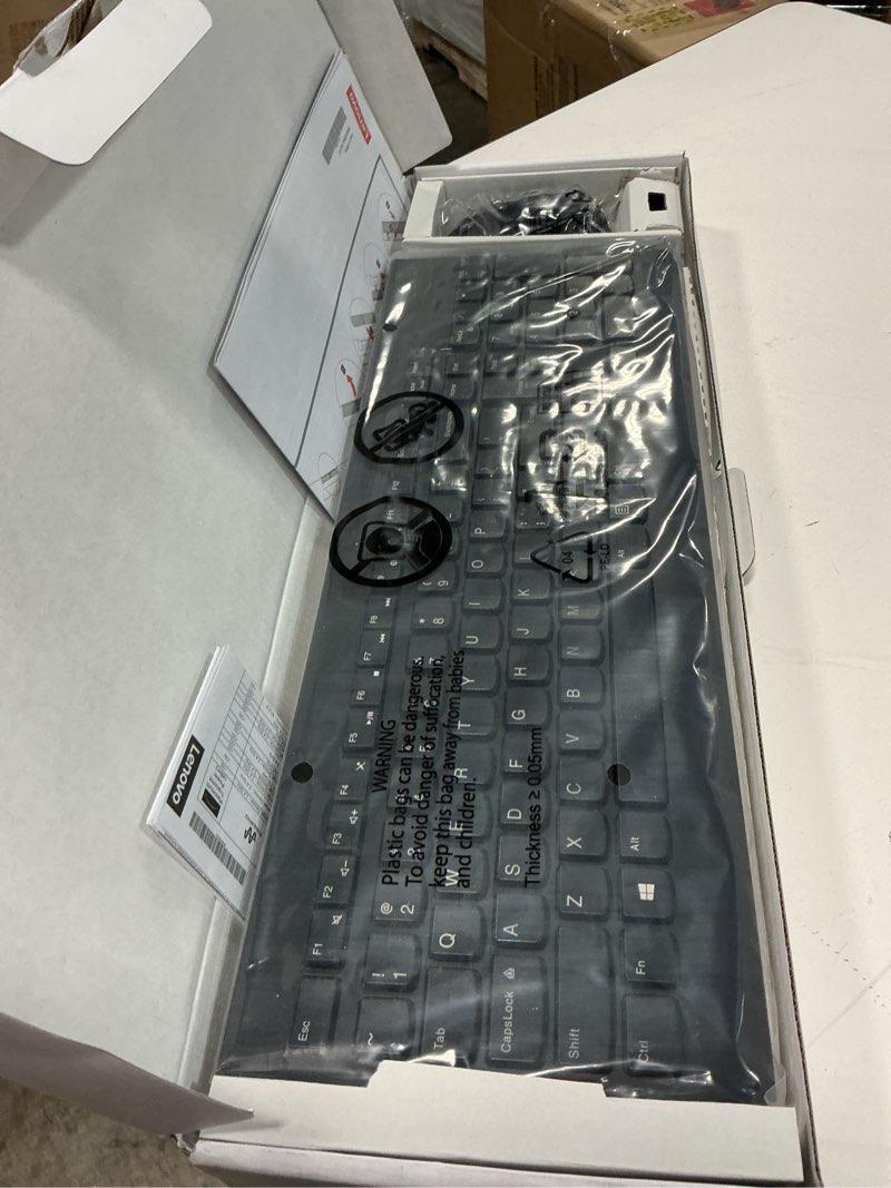 Condition photo showing Good Condition for Lenovo 510 Wireless Keyboard & Mouse Combo, 2.4 GHz Nano USB Receiver, Full Size, Island Key Design, Left or Right Hand, 1200 DPI Optical Mouse, GX30N81775, Black