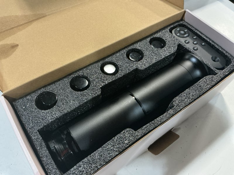 Condition photo showing As Is for xeitin waterless diffuser with 5 hotel-inspried scent oil - cold air diffuser up to 2000 sq.ft for large home office hotel and spa, remote & panel control, 4 timer 3 scent intensity models, 3.4 fl oz black