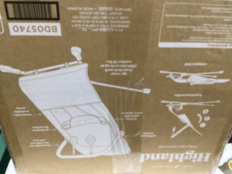 Condition photo showing Good Condition for baby delight highland baby bouncer | infant | 0 – 6 months | 3-position recline | pebble grey