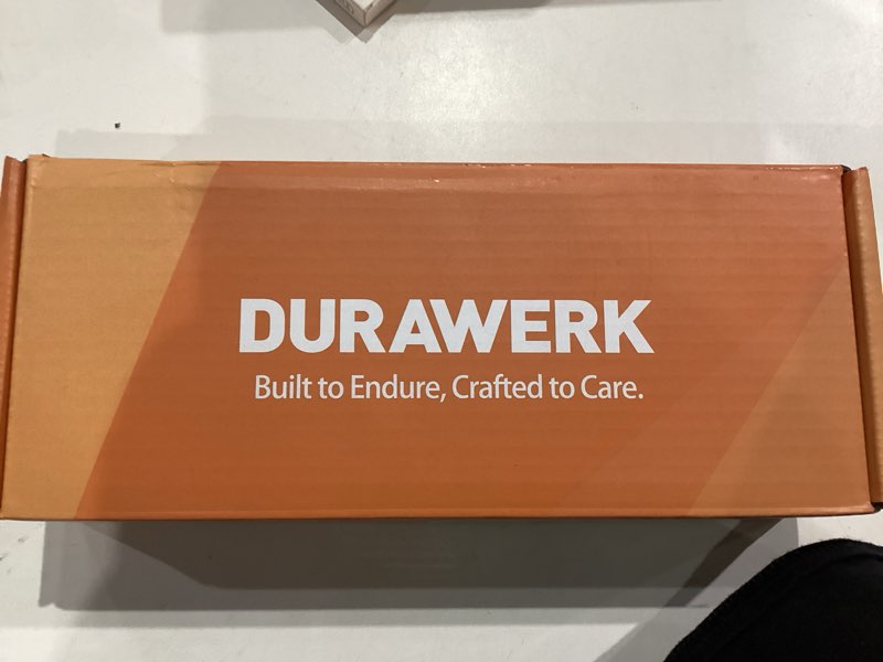 Condition photo showing New/Like New for DURAWERK Men's 4-Way Stretch Cargo Pants, Work Pants, Durable Tactical Pants, Lightweight EDC Hiking Pants for Outdoor 38W x 30L Black