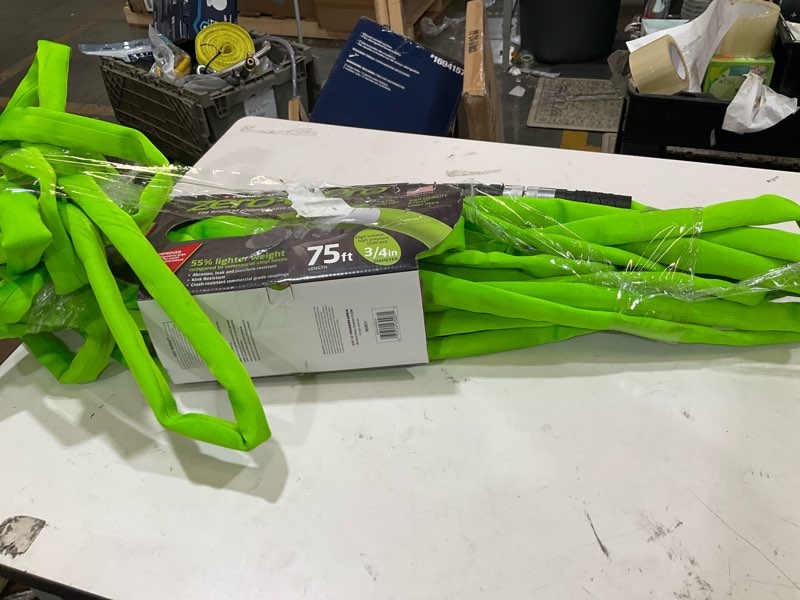 Condition photo showing As Is for teknor apex zero-g pro 3/4 in. d x 75 ft. l commercial grade garden hose