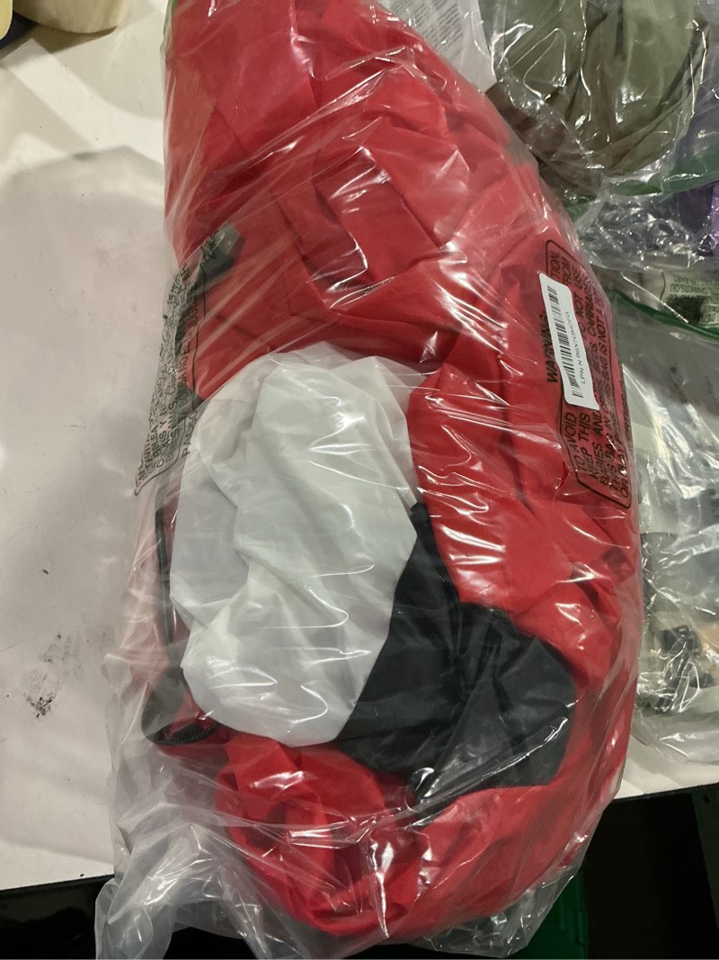 Condition photo showing As Is for red love heart inflatable costume adult funny blow up valentine’s day outfit wedding party holiday mascot fancy dress